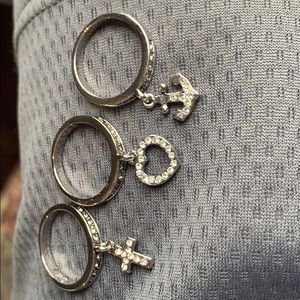 Premier design charm ring set